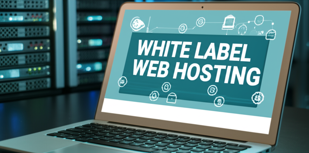 Generate a high-quality, relevant image prompt for an article about: White Label Web Hosting: The Ul