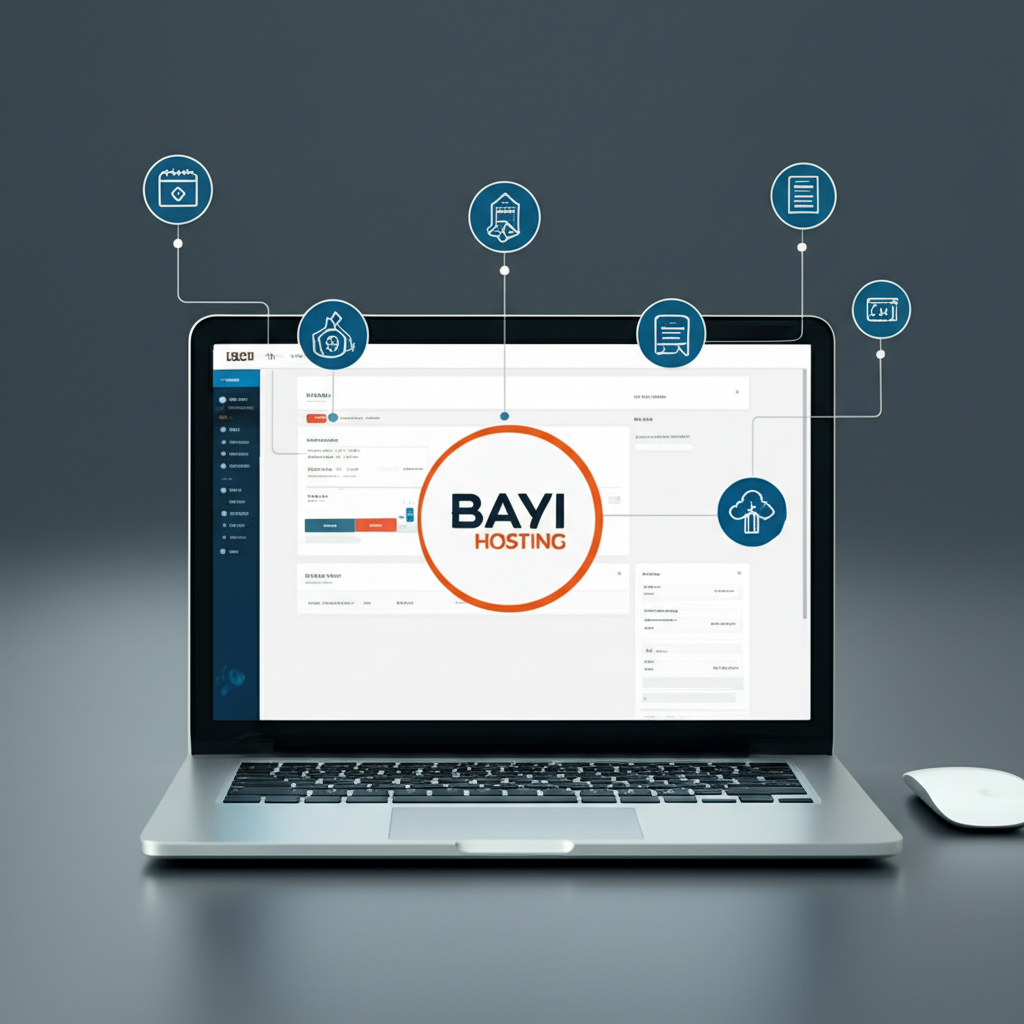 Generate a high-quality, relevant image prompt for an article about: Bayi Hosting: Effortless Fatura