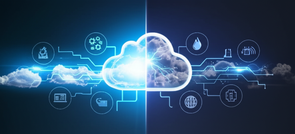 Generate a high-quality, relevant image prompt for an article about: Cloud Hosting Avantajları: En